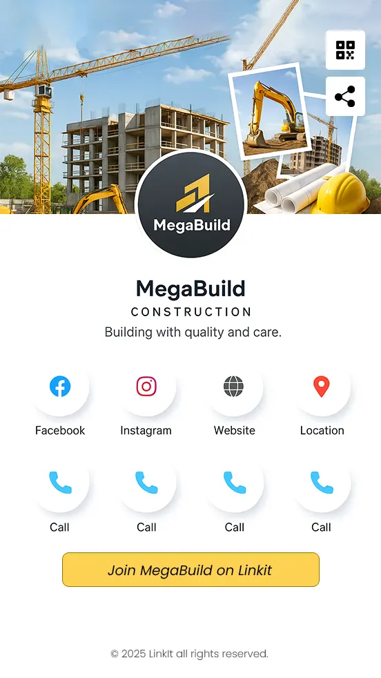 Business digital profile example