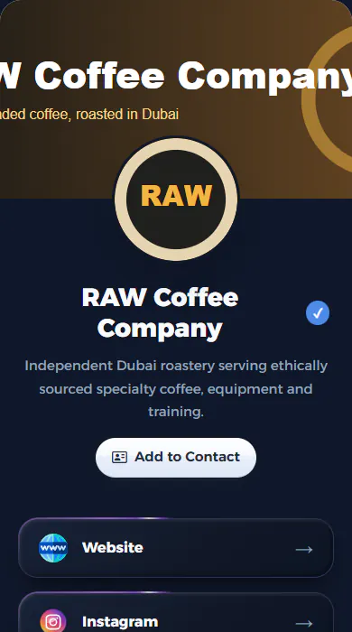 RAW Coffee Company